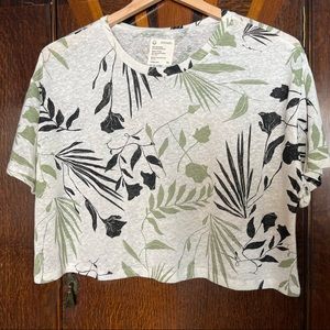 For Days Linen-blend Crop Top, size XXL